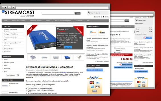 Streamcast.it: il nuovo e-commerce per la video produzione video streaming