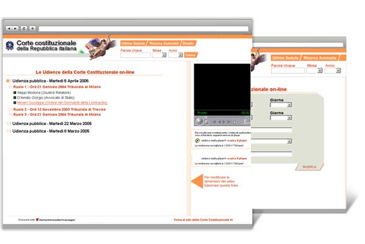 Corte Costituzionale  - Web TV