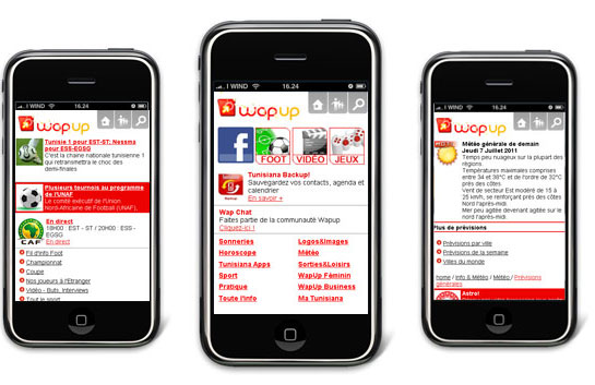 Applicazione mobile Tunisiana