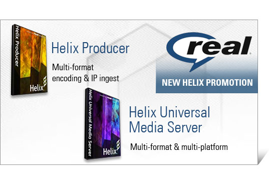 Promozione RealNetworks su Video Server ed Encoder per web e mobile