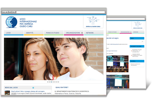Realizzazione sito web del Liceo Guido Carli