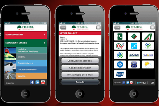 Sviluppo applicazione mobile per Fit-Cisl