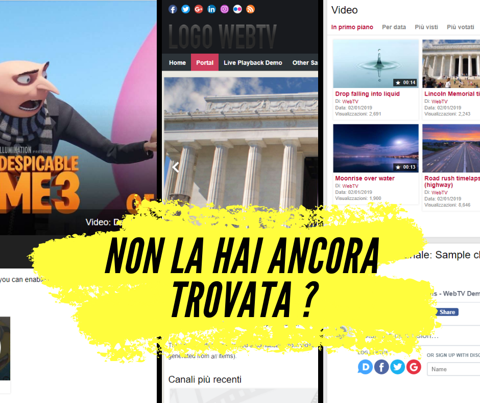 creare web tv